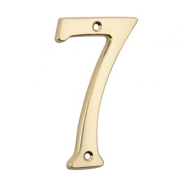 Numeral 7 - Brass